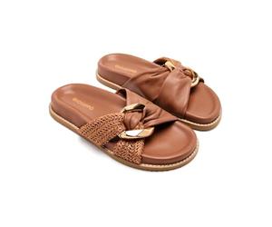 GIOSEPPO Women's Tisbury Flat Sandal, Leather, 6 UK