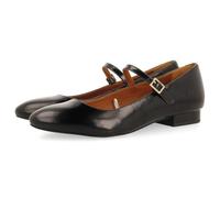 GIOSEPPO Women's toroje Mary Jane Flat, Black/White, 3.5 UK