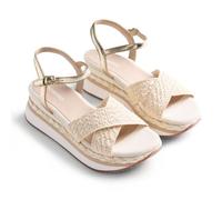GIOSEPPO Women's Trevelin T-Strap, Snow White, 6 UK