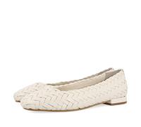 Gioseppo Women's VERNATE Ballet Flat, Off-White, 2 UK