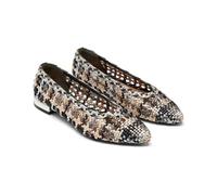 GIOSEPPO Women's Westerly Mary Jane Flat, Black/White, 8 UK