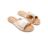 GIOSEPPO Women's Whately Flat Sandal, Platinum Colour, 7.5 UK