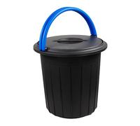 GioStyle Ecosolution 16 Bin | Capacity 16 L | Blue | Equipped with Handle | Ideal for Recycling | Made in Italy