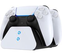 Gioteck DUO Charging Stand For PS5 DualSense Wireless Controllers - 6 Faceplates
