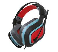 Gioteck HC9 Wired Stereo Over-Ear Headset for PS5/PS4, Xbox Series X, Switch, PC - Red & Blue - Extreme Comfort - Immersive Sound