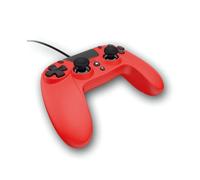 Gioteck PS4 Controller, kabelgebunden, Klinkenstecker 5 mm, Rot, VX4PS4-43-MU