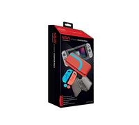 Gioteck Starter Pack - Nintendo Switch Accessory - Protective Cover - Tempered Glass for Switch 9H - Silicone Skins and Grips - Scratch Resistant - Protection for Nintendo Switch - Grey