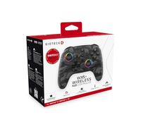 Gioteck WX5+ Wireless Controller for Nintendo Switch 2 - Chat Menu Button - Hall Effect Thumbs and Triggers - Customisable RGB - Programmable Back Buttons (Dark Camo)
