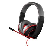Gioteck XH100S Headset Wired Head-band Gaming Black, Grey, Red