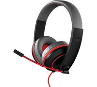 Gioteck XH100S Wired Stereo Headset - Grey / Red Multi-Format Compatible - NEW