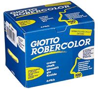 Giotto 47703 Robercolor Chalks Yellow 100 Box