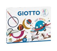 GIOTTO 68pcs Creative Set Easy Drawing With Paper, Coloured Pencils and Accessories, Ideal for Children & Schools