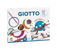 GIOTTO 68pcs Creative Set Easy Drawing With Paper, Coloured Pencils and Accessories, Ideal for Children & Schools