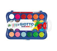 Giotto acquerelli in 24 Colori, pastigle da 30mm, con pennello