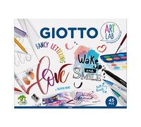 Giotto Art Lab Fancy Lettering Set, DIY, Fun Activity, Make Your Own Art, Super-Washable, Ideal for Children, Parties and Schools