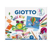 Giotto Art Lab Magic Neon Set, DIY, Fun Activity, Make Your Own Art, Super-Washable, Ideal for Children, Parties and Schools