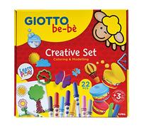 GIOTTO be-bè Creative Set Colouring and Modelling, Assorted Colours and Tools, For Children