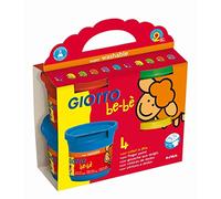 GIOTTO be-be Finger Paint Set Box of 4 x 150ml Colours