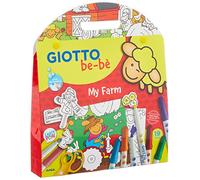 GIOTTO be-bè My be-bè Farm Kids Complete Colouring Set, Felt-Tip Pens, Stickers, For Children and Schools