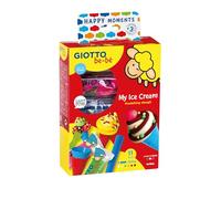 GIOTTO be-bè My Ice Cream Modelling Dough Set, Assorted Colours and Tools, For Children