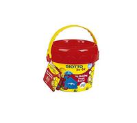 GIOTTO be-bè Soft Modelling Dough Bucket 5 Dough Pots & 4 Tools | Assorted Colours & Tools, For Children & Primary Schools
