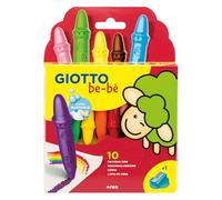 Giotto be-bè Super Waxes Case 10pcs + Pencil Sharpener