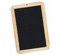 GIOTTO Black Slate Chalk Board with Grid, 18 x 26cm, Ideal for Children and Schools