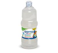 GIOTTO Collage 1kg Transparent Glue, Slow Drying and Washable from Skin, For Schools and After School Clubs