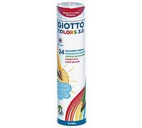 GIOTTO Colors 3.0 Colouring Pencils, 24 Pieces in Assorted Colours, For Children, Parties and Schools