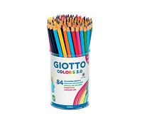 GIOTTO Colors 3.0 Colouring Pencils, 84 Pieces in Assorted Colours, Ideal for Children, Parties, and Schools
