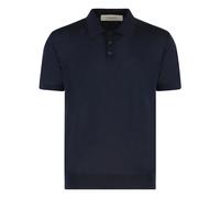 Giotto Knitted virgin wool polo shirt - male - Golden Goose - Polo Shirts - Blue - S - Tops S
