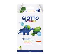 GIOTTO Patplume Soft Modelling Clay, 18 Assorted Colours, 20g, Vegetable Based Formula, Super Washable, Ideal for Children, Parties and Schools