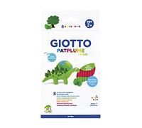 GIOTTO Patplume Soft Modelling Clay, 8 Assorted Colours, 33g, Vegetable Based Formula, Super Washable, Ideal for Children, Parties and Schools