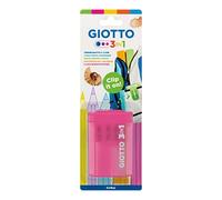 Giotto Pencil Sharpener with Clip in Blister Pack of 1