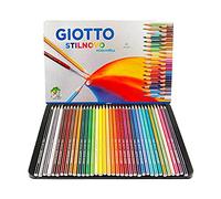GIOTTO Stilnovo Acquarell Watercolour Colouring Pencils 36 Colours | Assorted Colours, For Children, Parties & Primary Schools