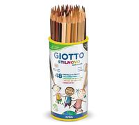 GIOTTO Stilnovo Skin Tones Colouring Pencils, 4 x 12 Assorted Colours, Ideal for Children, Parties and Schools
