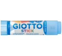 GIOTTO Transparent Glue Stick, Plastic Tube with Sponge Tip, 40g, Super Washable, Ideal for Children and Schools