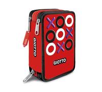 Giotto Tris Red 3-Zip Pencil Case - Supermina