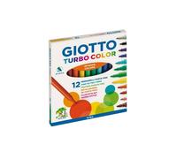 Giotto Turbo Color 12 Markers Colors With Spirit 2.8 Mm Intense Color 3406