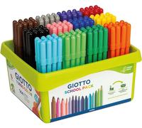 GIOTTO Turbocolor Felt Tip Fibre Pens, Fine Tip Nib 2.8mm, Schoolpack, 144 x As