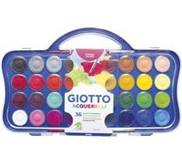 GIOTTO Watercolours 36 Colours Tablets 30 mm Pack of 2 Cases