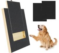 GIOTUK Dog Nail Scratch Board with Built-in Treat Box - Wooden Nail File Grinding Pad for Puppy & Small/Medium Dogs, Alternative to Clippers & Grinders (1*Scratching Boards+2*Sandpaper)