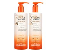 GIOVANNI 2chic Ultra-Volume Shampoo - Daily Volumizing Formula with Papaya & Tangerine Butter Promotes Weightless Control for Fine Limp Thin Hair No