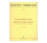 Giovanni Battista Fontana-Balletto e Pass' e mezzo