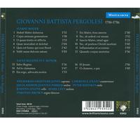 GIOVANNI BATTISTA PERGOLESI - STABAT MATER NEW CD