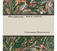Giovanni Boccaccio Decameron - Vol I (1471) Hardcover Book Giovanni Boccaccio Multicolor