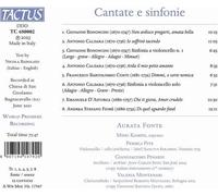 Giovanni Bononcini : Bononcini/Caldara/Conti/D'Astorga/Fiorè: Cantate E