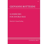 Giovanni Bottesini: 24 Exercises for Double Bass Solo, Stainer & Bell 5696