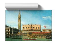 Giovanni Canaletto The Bucintoro, Ascension Day | Unframed Wall Art Print | Ready to Frame Poster | Modern Home Decor Picture | Artwork for Living Room, Bedroom or Office | A2 (42x59.4 cm)