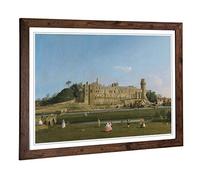Giovanni Canaletto Warwick Castle Framed Wall Art Print A2 Walnut